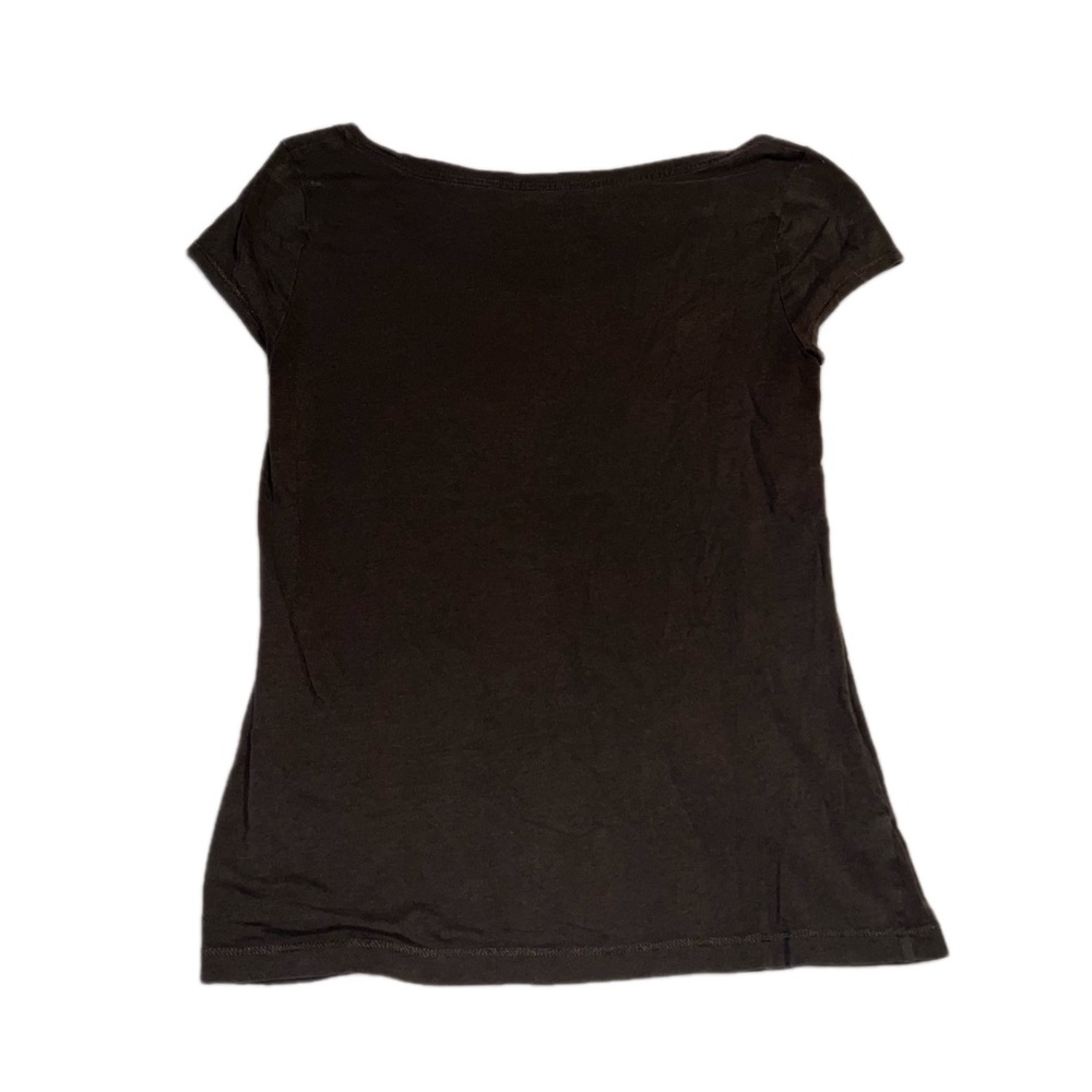 LOFT Brown Short Sleeve Tee Women’s Small